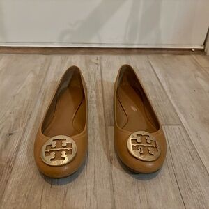 Tory Burch Tan Ballet Flats